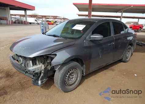 2015 Nissan Sentra Fe+ S/S/Sl/Sr/Sv z USA, uszkodzony, nr VIN 3N1AB7APXFL644283